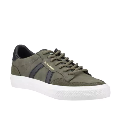 Baskets Morden Special Homme Vert Kaki Foncé Jack And Jones