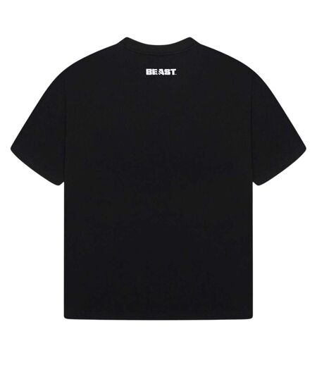 T-shirt Motif/style Central Homme Noir BEAST