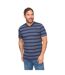 Mens Brigman Slub T-shirt Navy Slub Bewley & Ritch-2