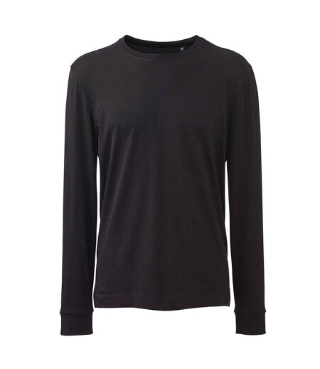 Anthem Mens Long-Sleeved T-Shirt (Black) - UTPC4296