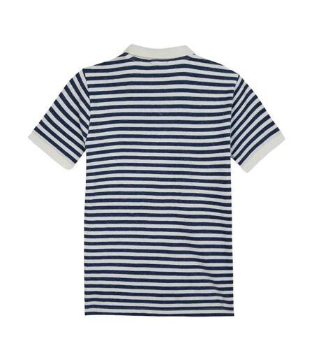 Polo blanc/marine femme tbs adialpol