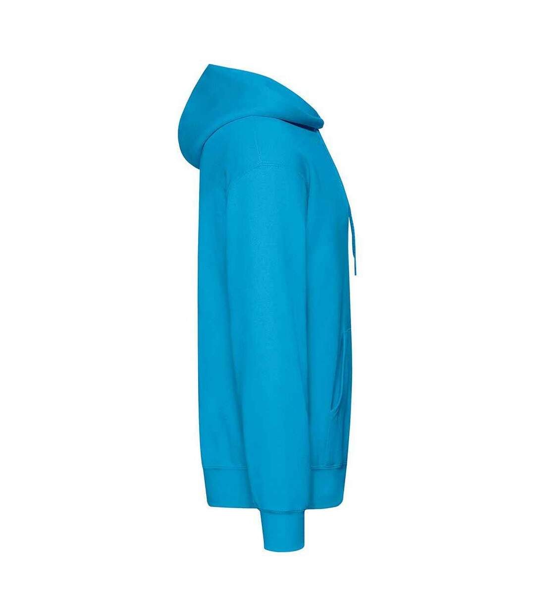 Adults unisex classic hooded sweatshirt azure Fruit of the Loom-3