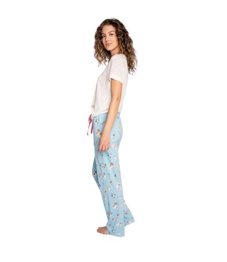 Pantalon De Détente Playful Femme Bleu Clair PJ Salvage