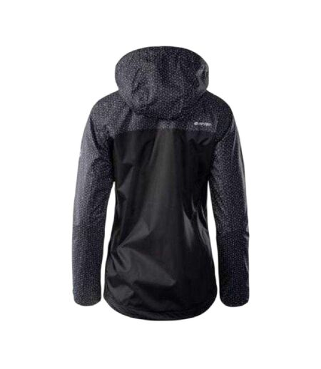 Veste Imperméable Motif/style À Motifs Monsa Femme Noir Hi-Tec