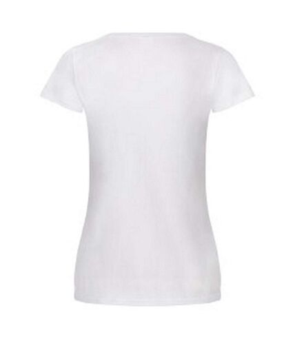 T-shirt femme blanc Fruit of the Loom Fruit of the Loom