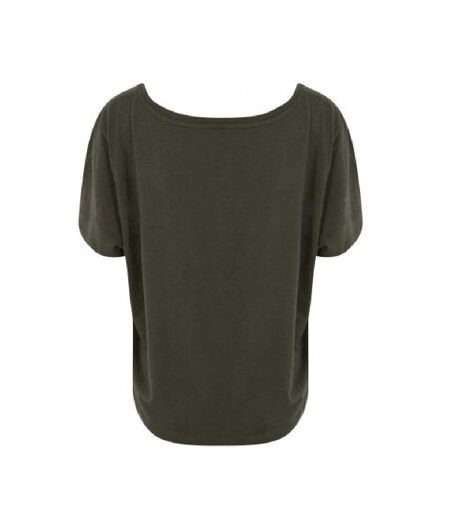 Ecologie Womens/Ladies Daintree EcoViscose Cropped T-Shirt (Fern Green)