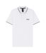 Polo Motif/style Logo Brodé Join Paddy Homme Blanc Boss-2