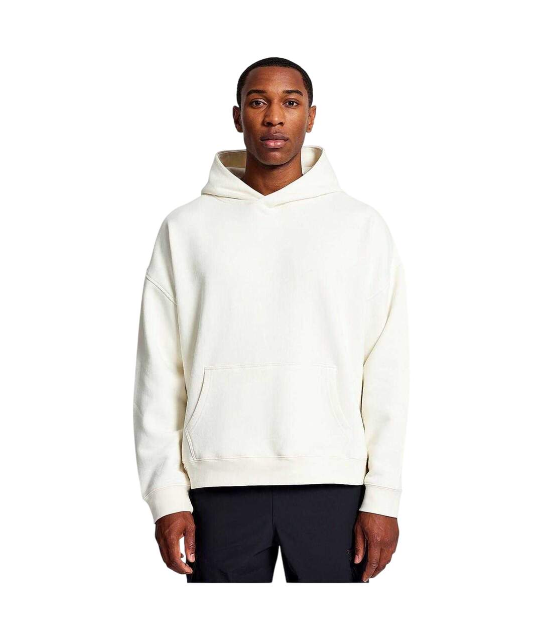 Unisex Adult Graphic Print Cotton Oversized Hoodie Marshmallow Hamilton-2