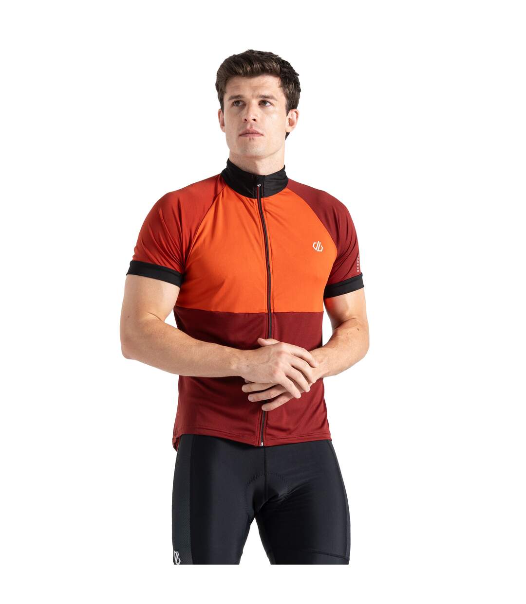 Maillot de cyclisme protraction homme cannelle / rouge syrah Dare 2B