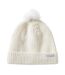 Bonnet À Revers Et Pompon Duveteux Glitz Femme Blanc Dare 2B-2