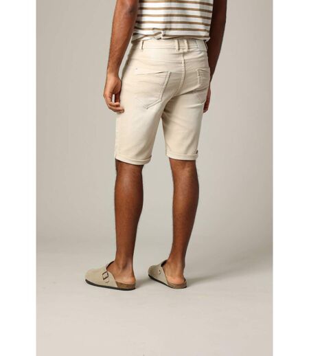 Bermuda en maille denim à coupe slim pour homme BART