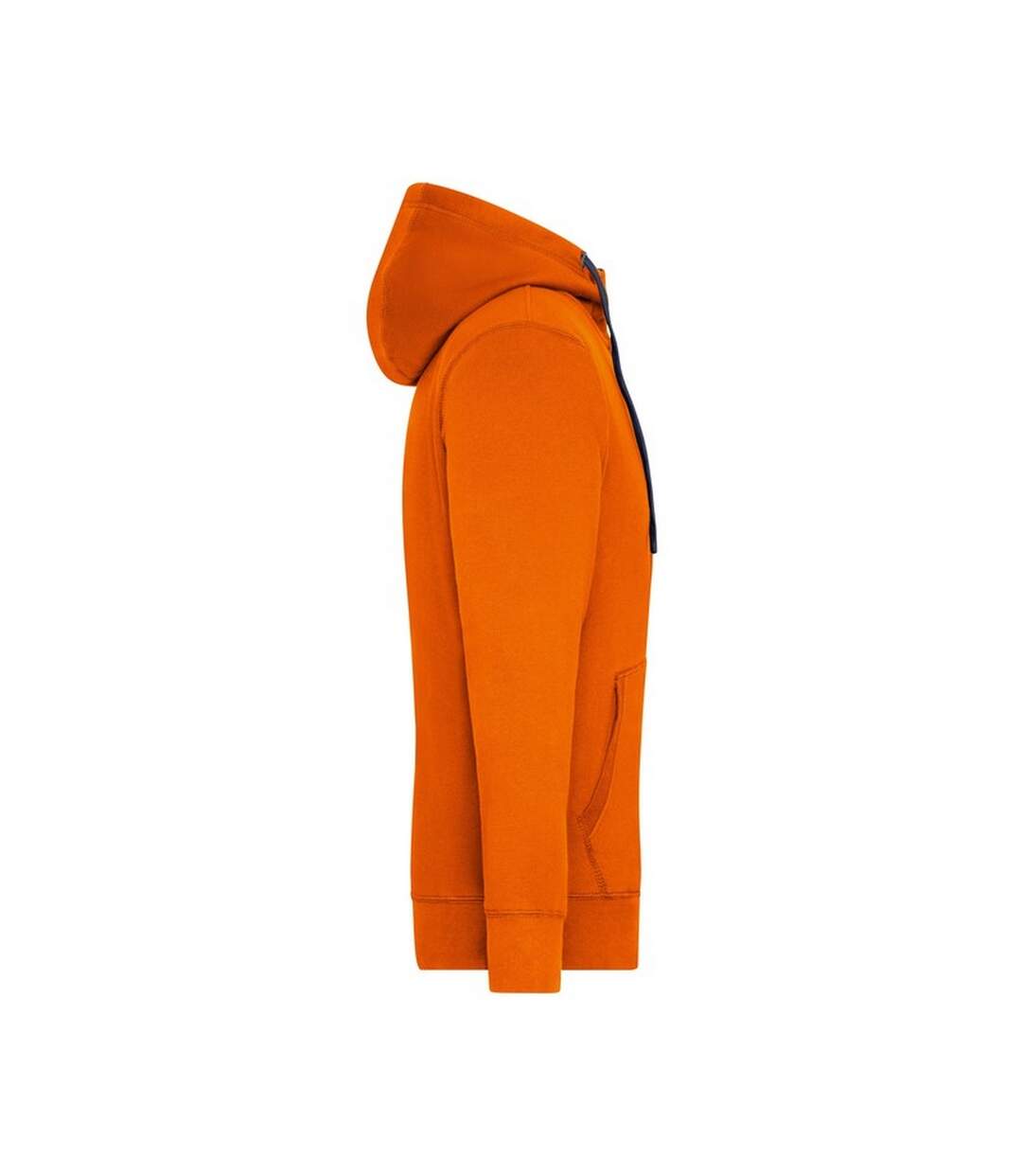 Veste À Capuche Lifestyle Homme Orange Foncé Bleu Marine James And Nicholson-3