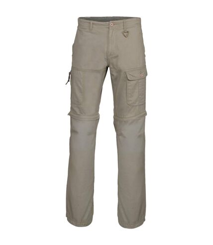 Kariban Mens Zip-off Multi-Pocket Work Pants/Trousers (Dark Beige)