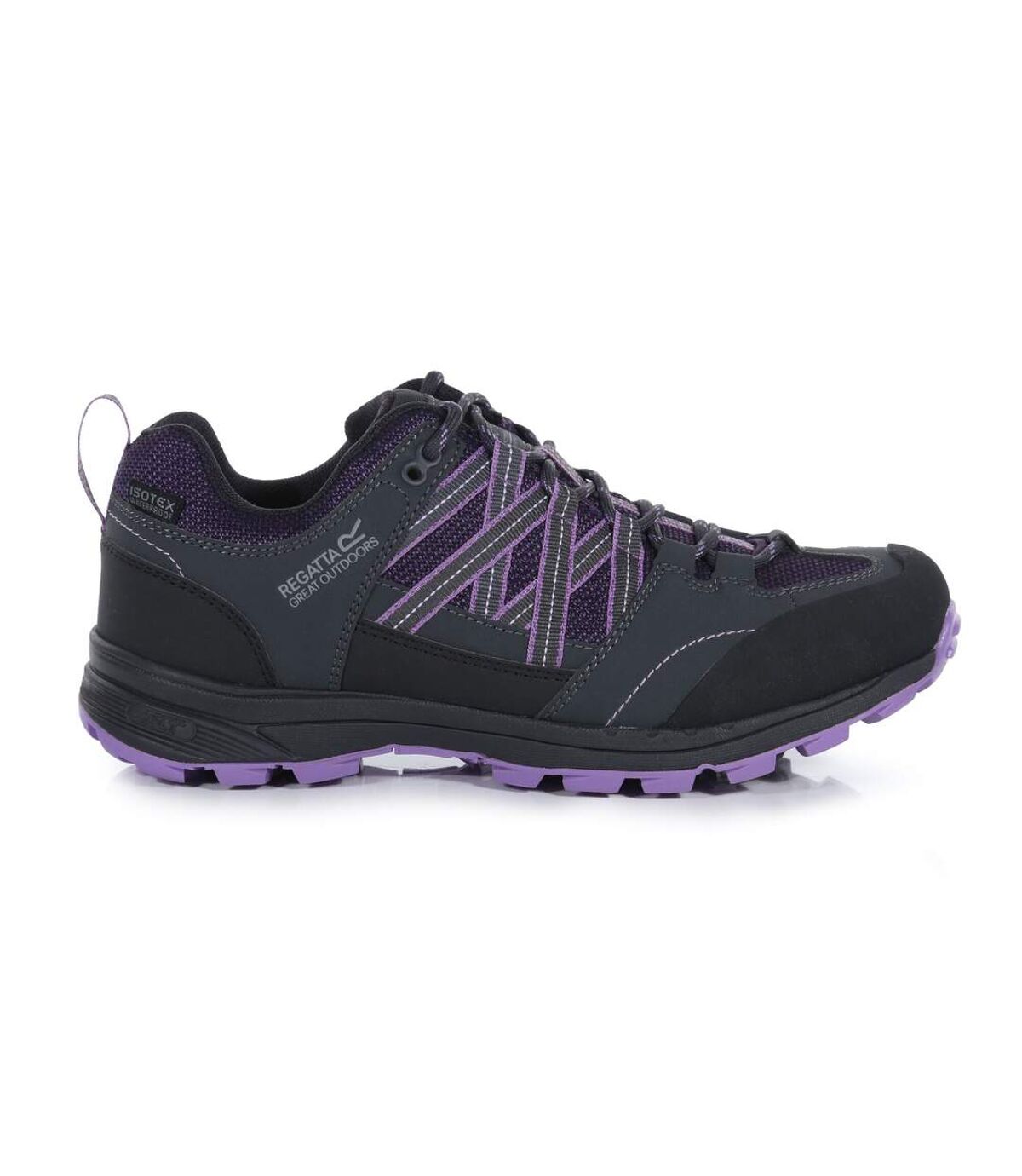 Regatta Womens/Ladies Samaris Low II Hiking Boots (Black/Purple) - UTRG3702