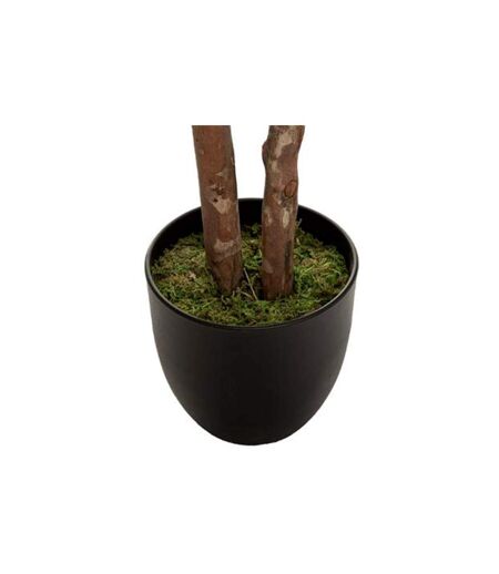 Plante Artificielle Schefflera 135cm Vert & Noir