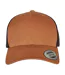 Casquette Trucker Motif/style Rétro Caramel Noir Flexfit-1