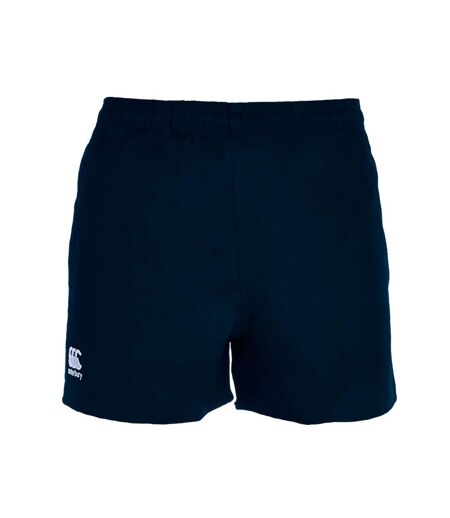 Mens professional polyester shorts navy Canterbury