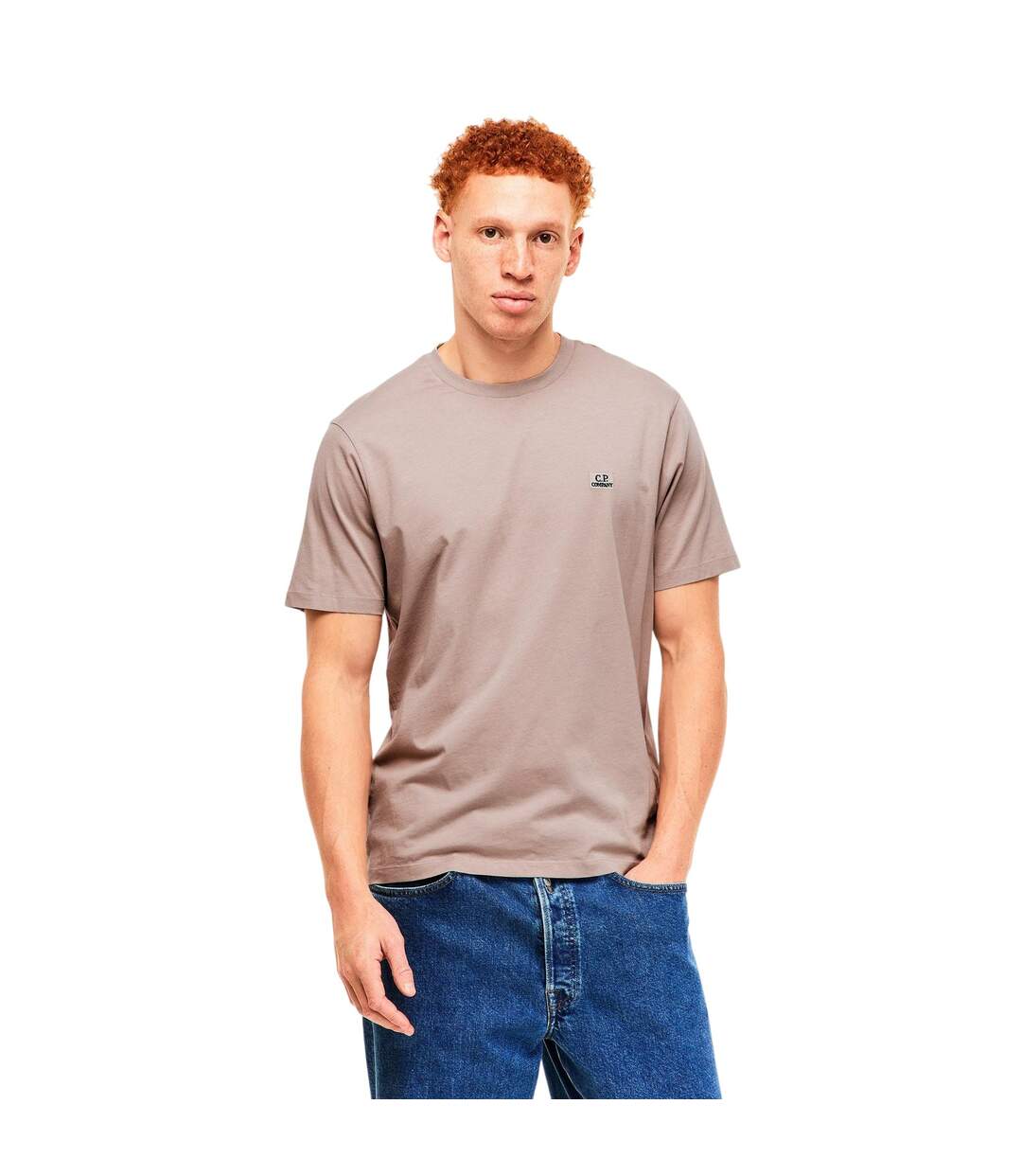 T-shirt Motif/style Logo Tonal 30/1 Homme Colombe C.P. Company-1