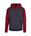 Sweat À Capuche Homme Bleu Marine Bordeaux Build Your Brand-1