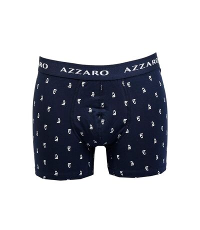 Boxer homme AZZARO Confort et Qualité -Assortiment modèles photos selon arrivages- Boxer AZZARO 06718 Marine