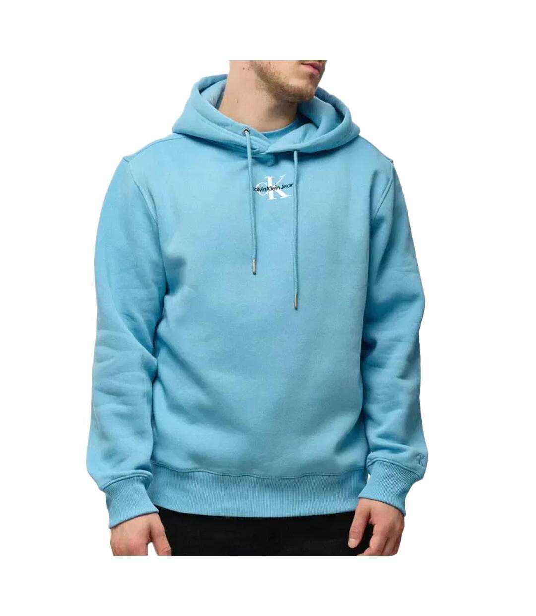 Sweat à Capuche Bleu Homme Calvin Klein J30J323749 - L-1