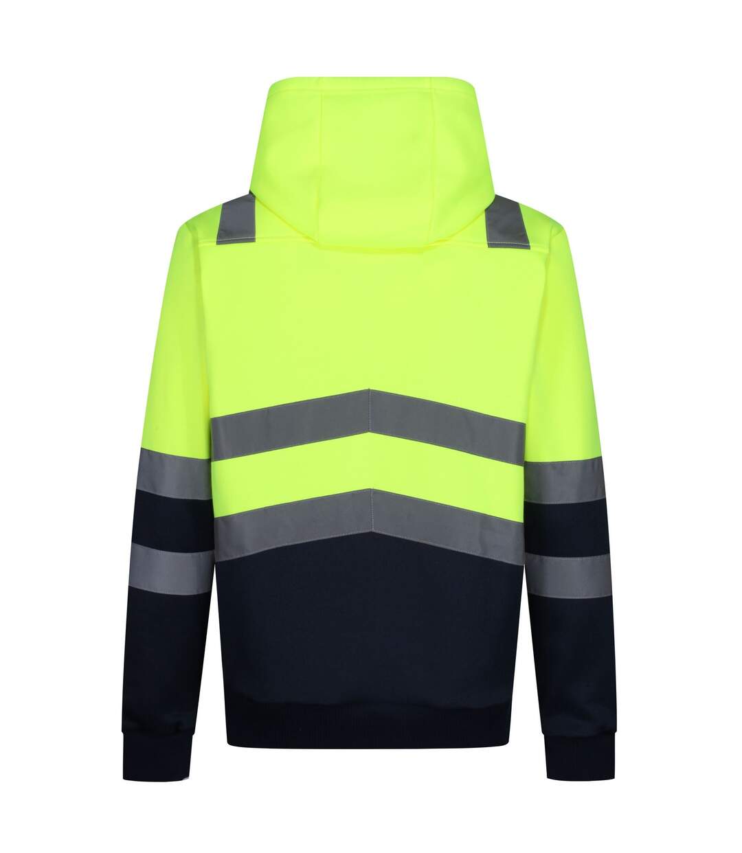 Mens overhead high-vis hoodie yellow Regatta-2