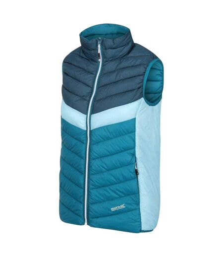 Veste Matelassée Sans Manches Motif/style Blocs De Couleurs Harrock Femme Bleu Sarcelle Foncé Bleu Sarcelle Sombre Regatta