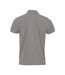 Mens Classic Lincoln Polo Shirt Silver Clique-2