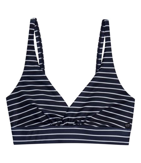 Haut de maillot de bain paloma femme bleu marine / blanc Regatta