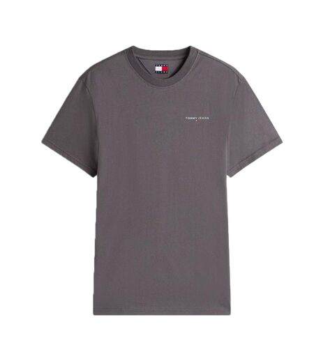 T-shirt gris foncé homme tommy hilfiger tjm slim linear