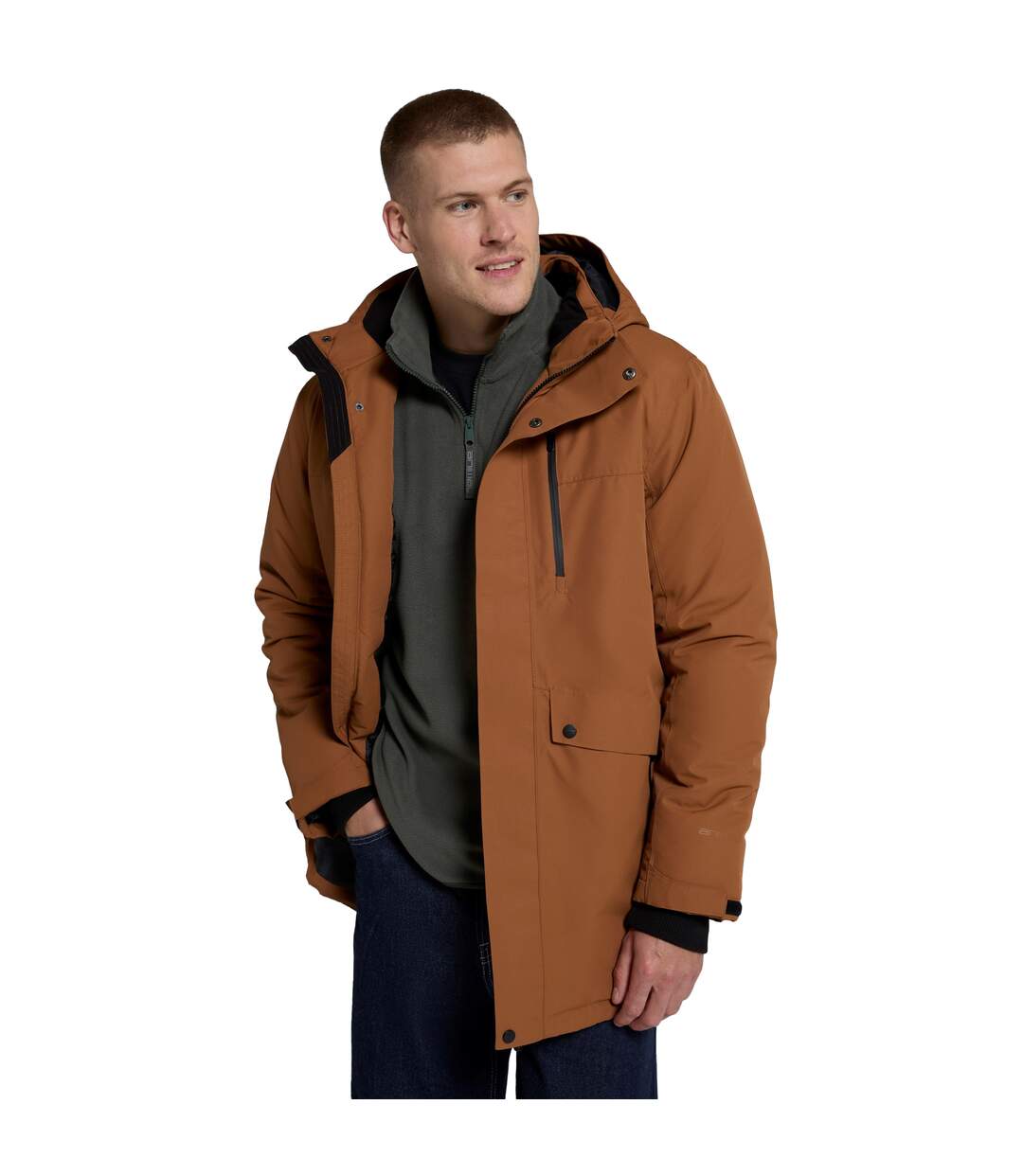 Parka lisbon homme marron Animal