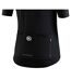 Womens/ladies Karol Full Zip Short-sleeved Jersey Black Bicycle Line-4