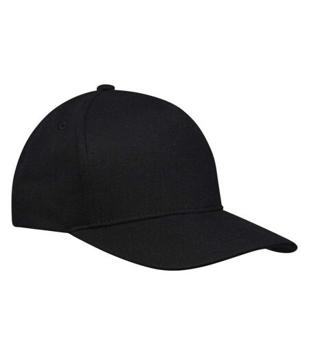 Unisex Adult Onyx Aware Recycled 5 Panel Baseball Cap Solid Black Elevate NXT