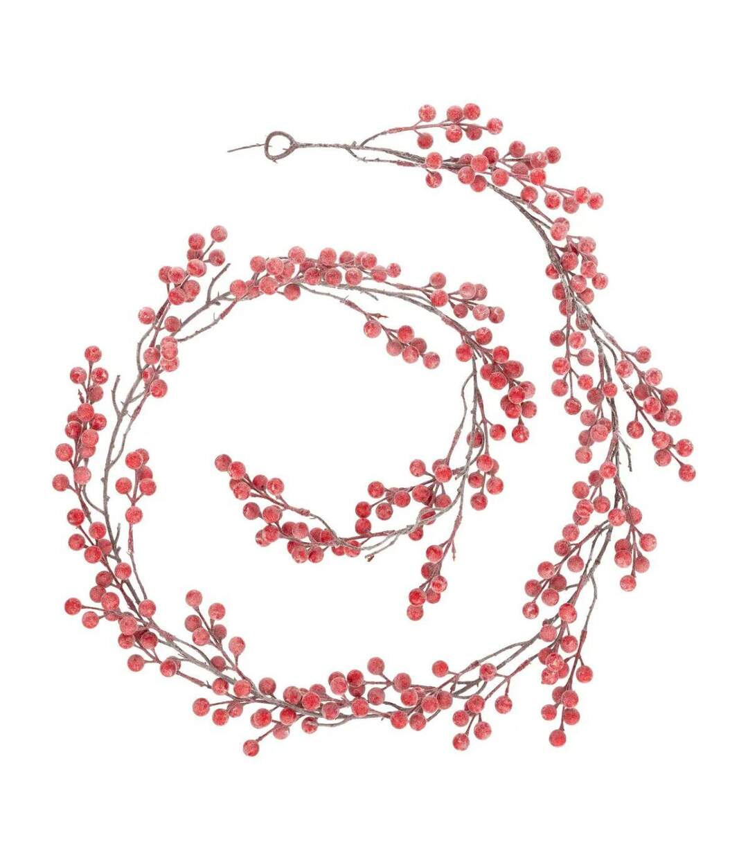 Guirlande de Noël Déco Baies 190cm Rouge-1
