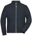 Veste sweat zippée workwear - Homme - JN1810 - gris carbone