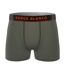 Lot de 3 boxers homme uni modèle Davis Serge Blanco-3