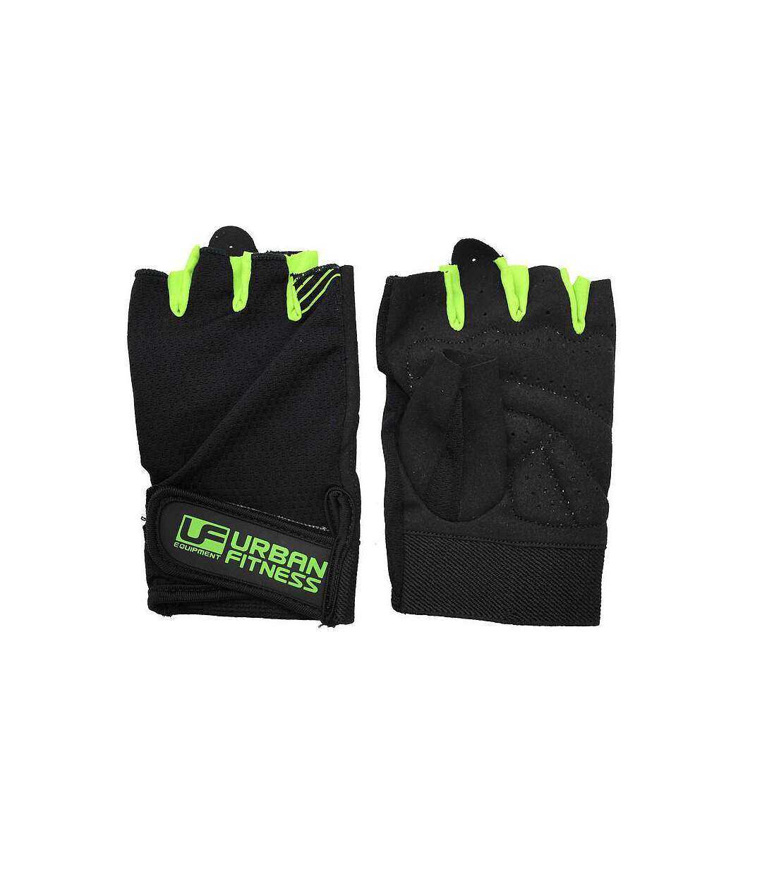 Gants d´entraînement adulte noir / vert Urban Fitness Equipment