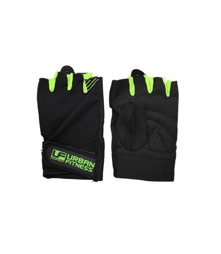 Urban Fitness Equipment Unisex Adult Training Glove (Black/Green)