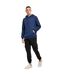 Sweat À Capuche Homme Bleu Marine Clair Build Your Brand-1