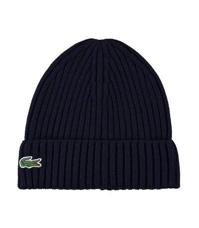 Bonnet noir homme lacoste rb9883 - taille unique