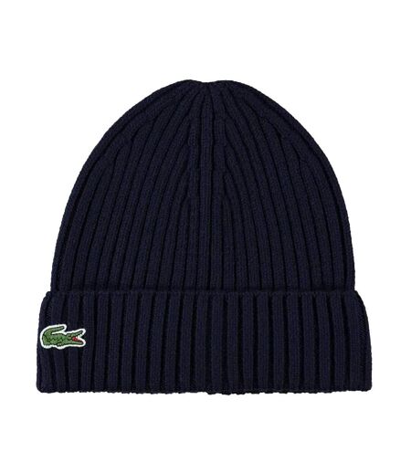 Bonnet noir homme lacoste rb9883 - taille unique
