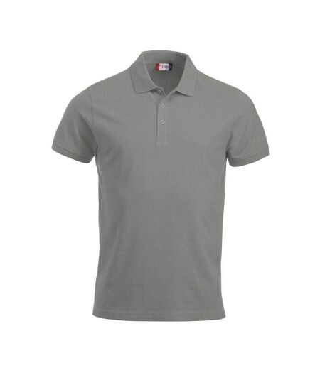 Mens Classic Lincoln Polo Shirt Silver Clique