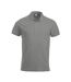 Mens Classic Lincoln Polo Shirt Silver Clique-1