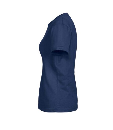 Womens/ladies Heavier Pro T-shirt Ocean Blue Printer