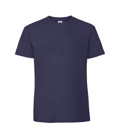 T-shirt Iconic Premium Homme Bleu Marine Fruit Of The Loom