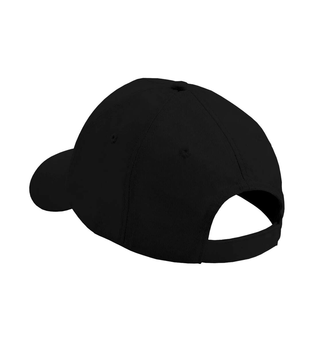 Beechfield Unisex Plain Original 5 Panel Baseball Cap (Pack of 2) (Black) - UTRW6698-2