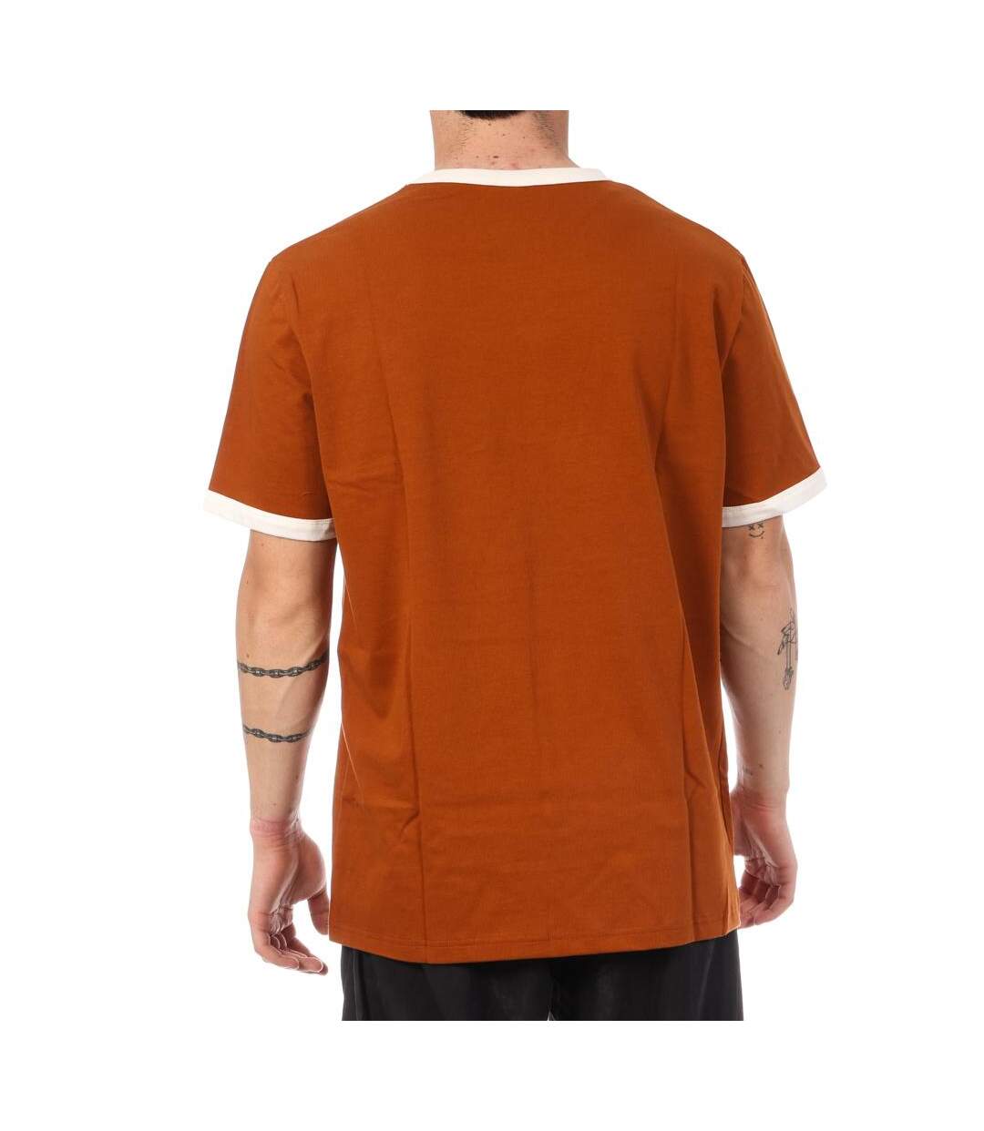 T-Shirt marron homme le coq sportif spe-2