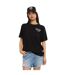 T-shirt femme loose col rond print devant et dos Pin Up Vondutch-1