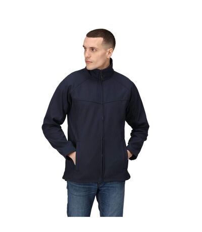 Regatta Mens Uproar Lightweight Wind Resistant Softshell Jacket (Navy/Navy) - UTRW1211