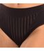 High-waisted panties with elegant striped fabric for women, MARI LUZ model. Sophisticated, comfortable and with a perfect fit.